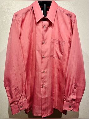 Vintage Diplomat ‘Chemise’ Pink Button-Down Shirt - Size XL (Men’s)